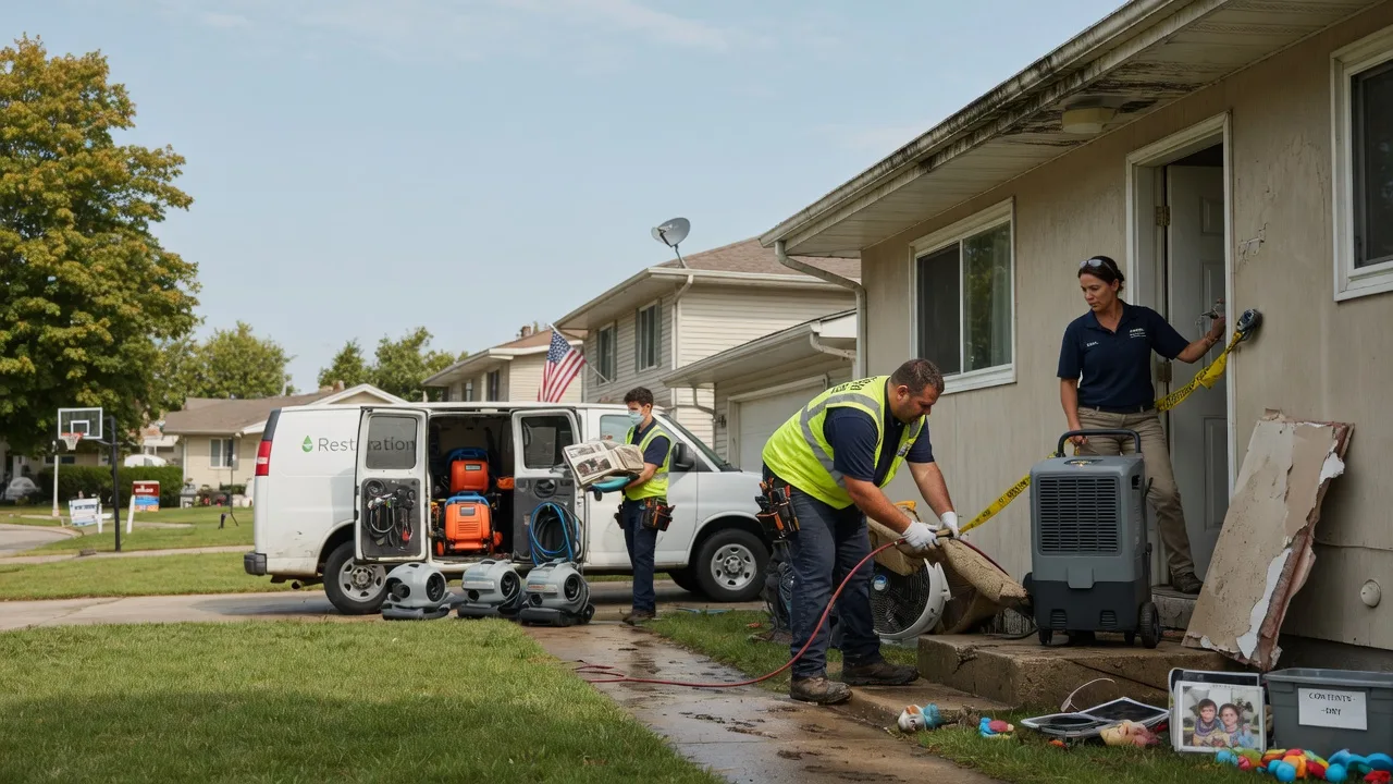 Water Damage Restoration in Roberts, IL near me